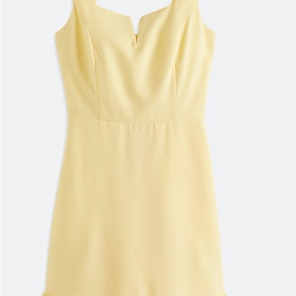 Chic Yellow Mini Dress